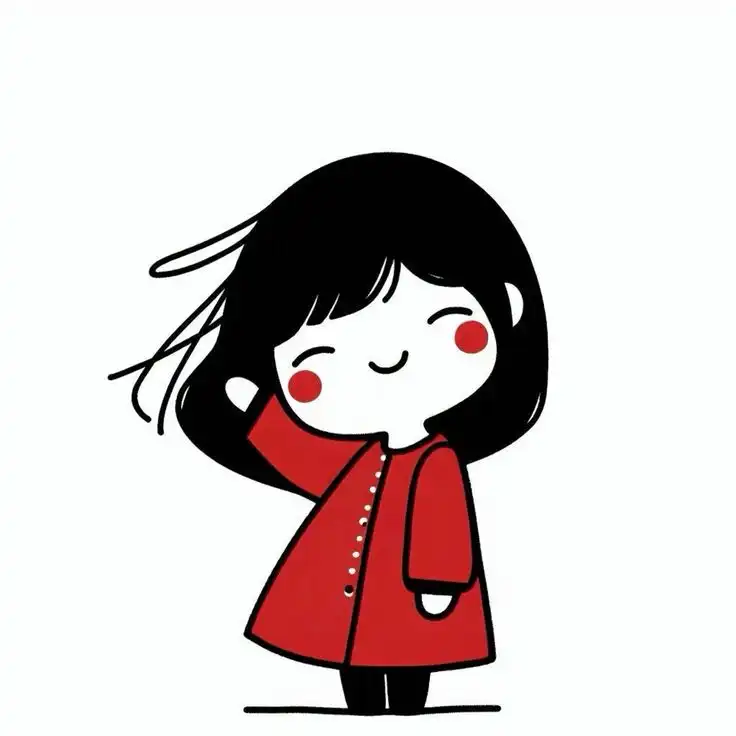 cartoon girl dp
